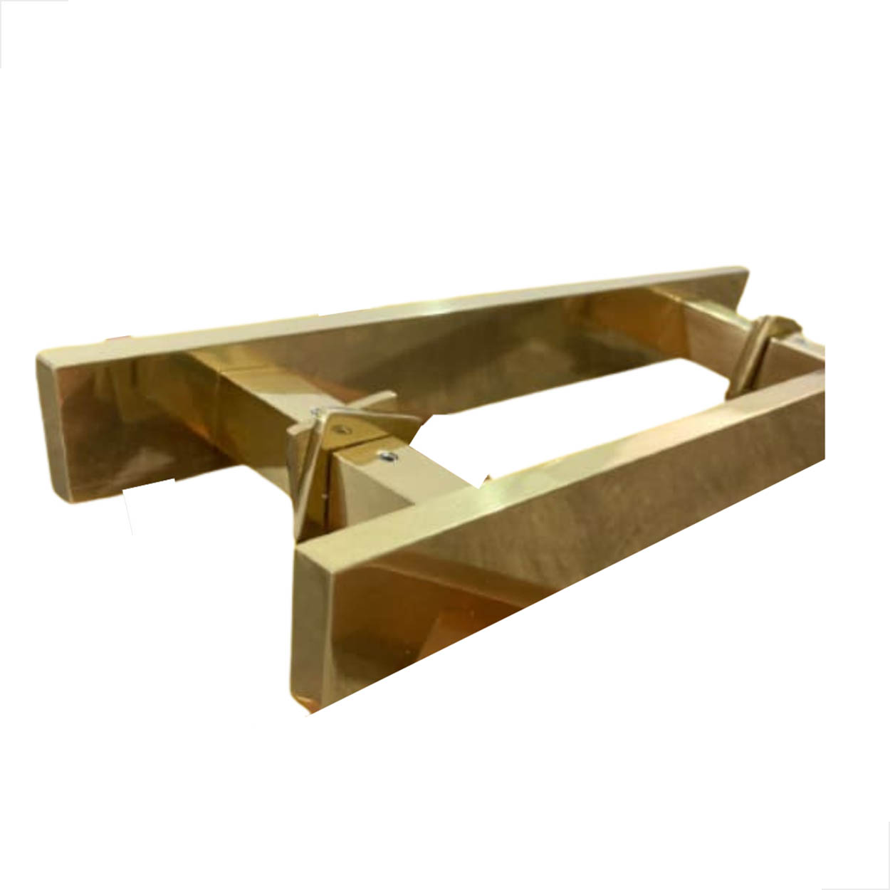 Puxador H Evidence 300x200 Portas De Vidro Gold (Dourado)