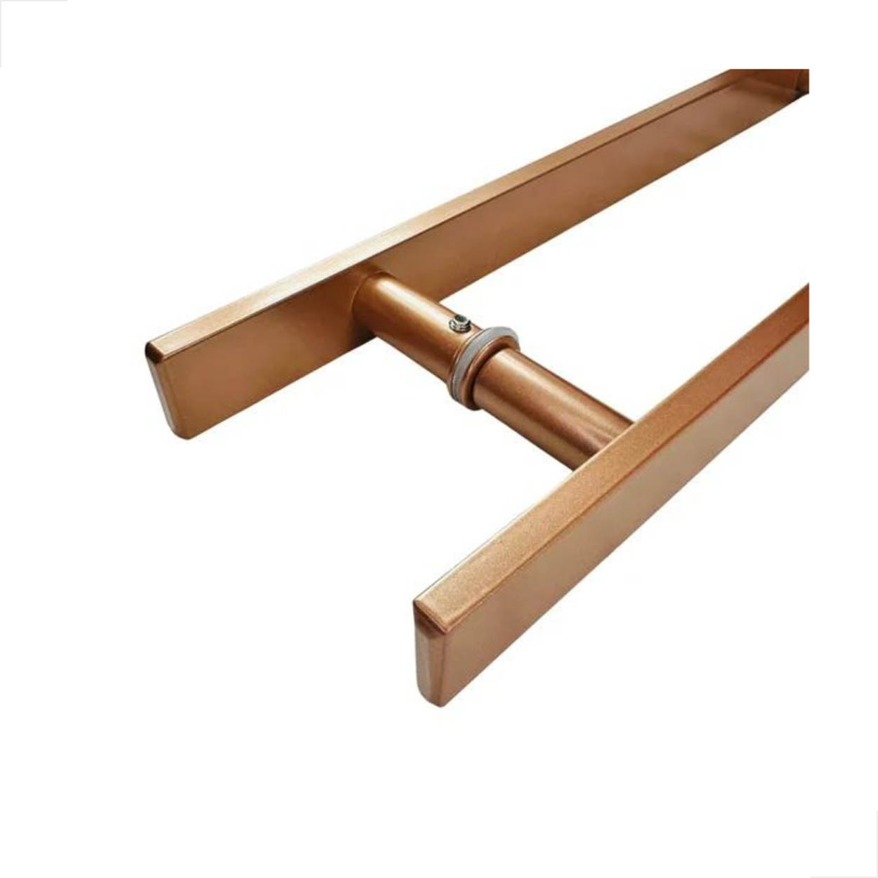 Puxador H Inox Barra Chata 40x10 1000 x 800 Furação Rose