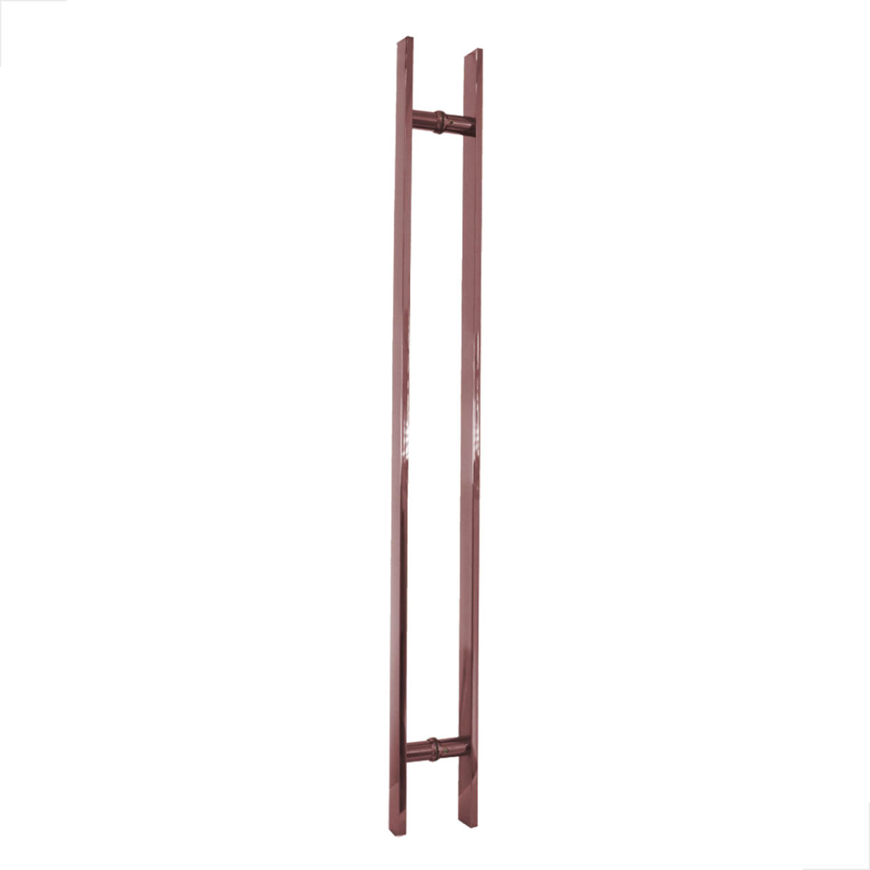 Puxador H Inox Barra Chata 40x10 600x400 Rose Porta Madeira