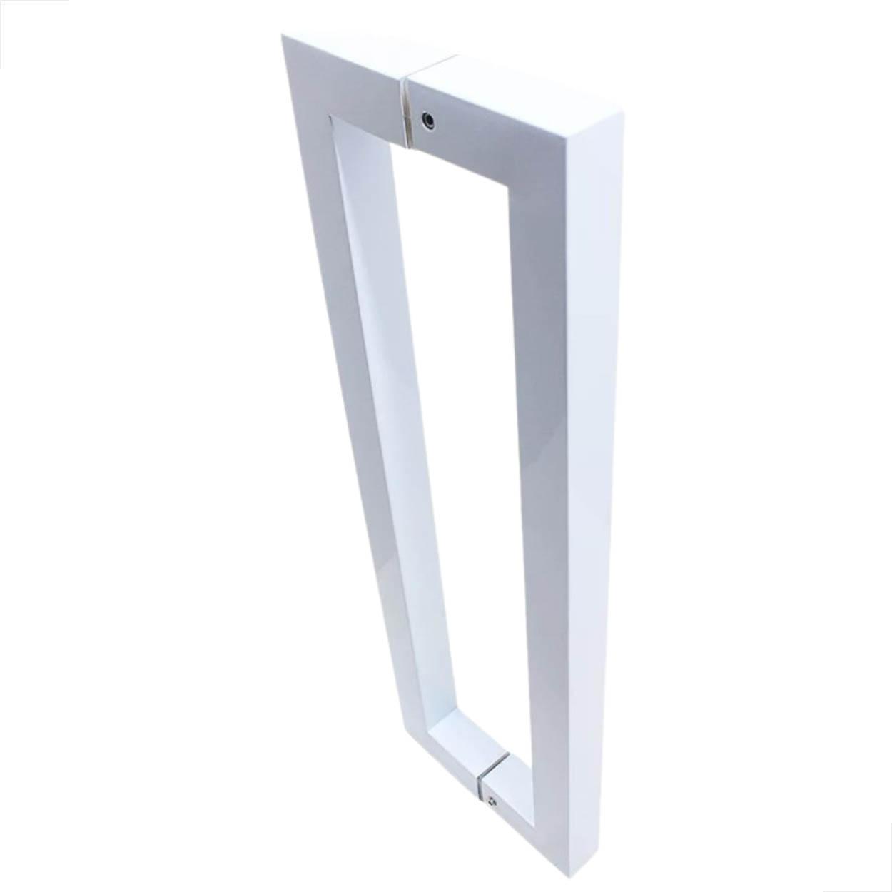 Puxador Inox 300mm 25x25 Portas Pivotante De Madeira Branco