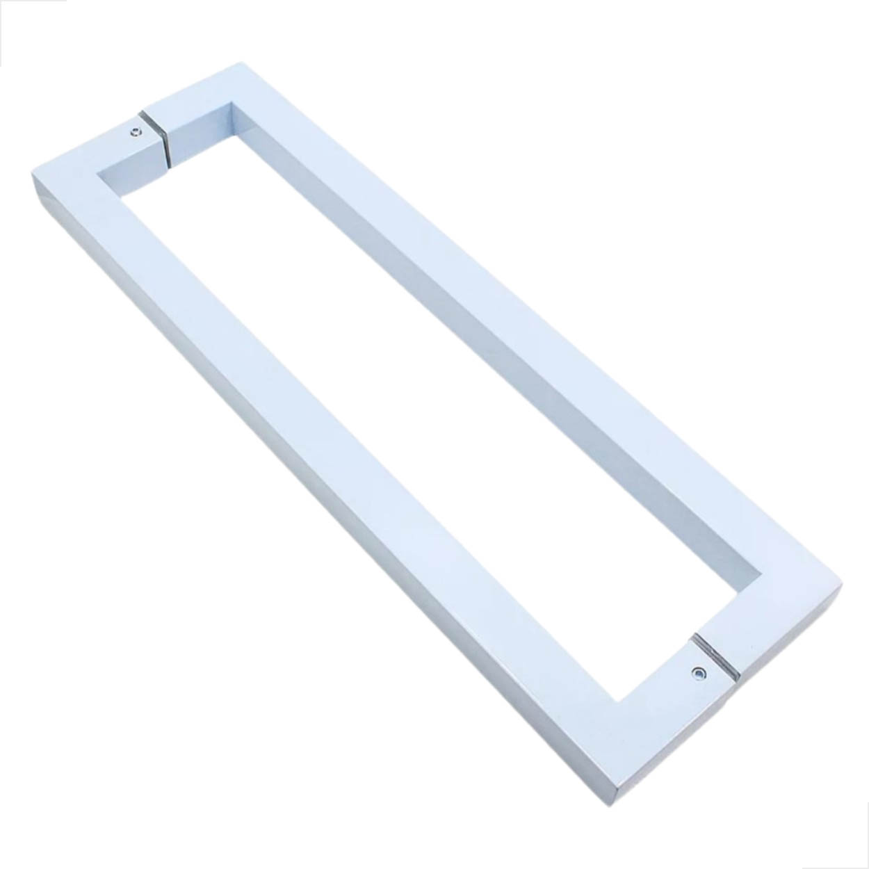Puxador Inox 300mm 25x25 Portas Pivotante De Madeira Branco