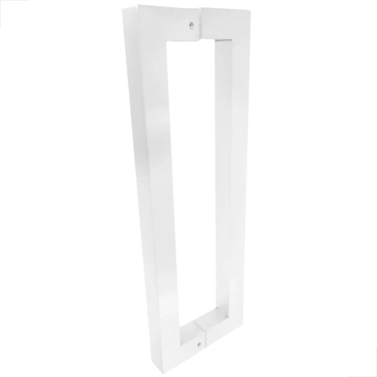 Puxador Inox 300mm 25x25 Portas Pivotante De Madeira Branco