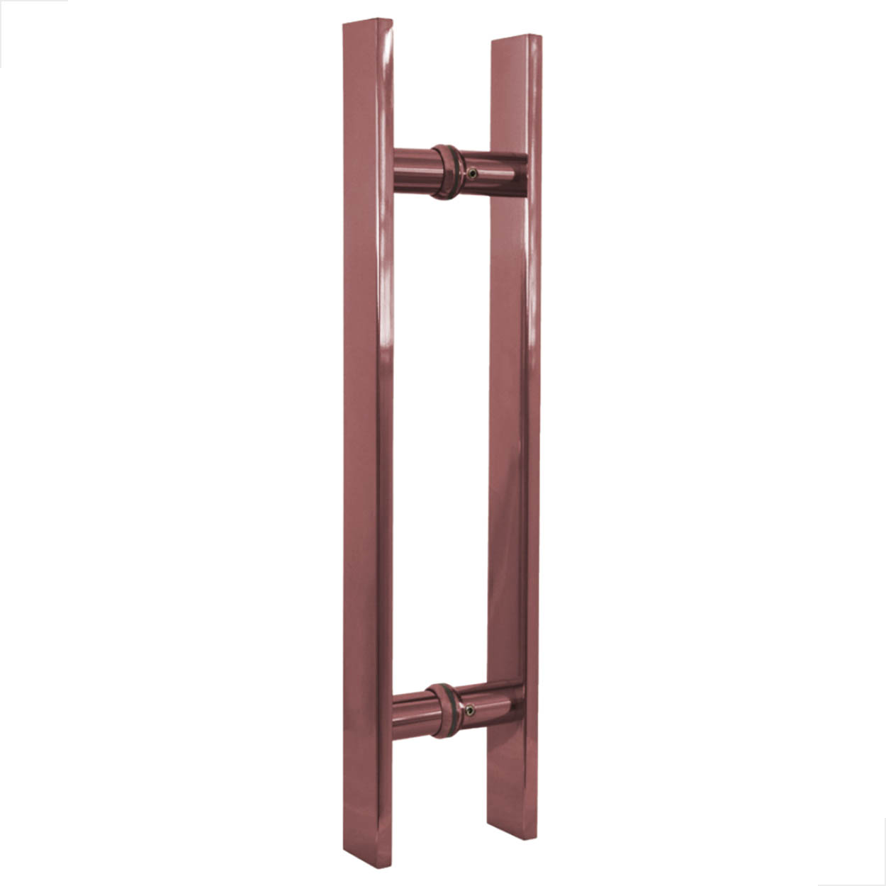 Puxador H Inox Barra Chata 40x10 450x300 Rose Porta Madeira