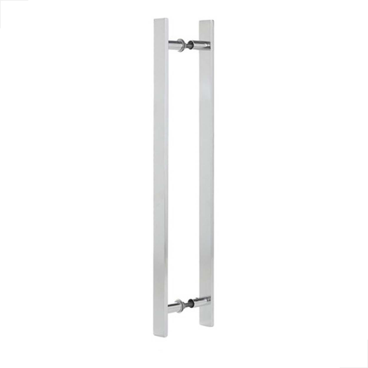 Puxador Inox Barra Chata Para Portas 450x300 30x10 Polido