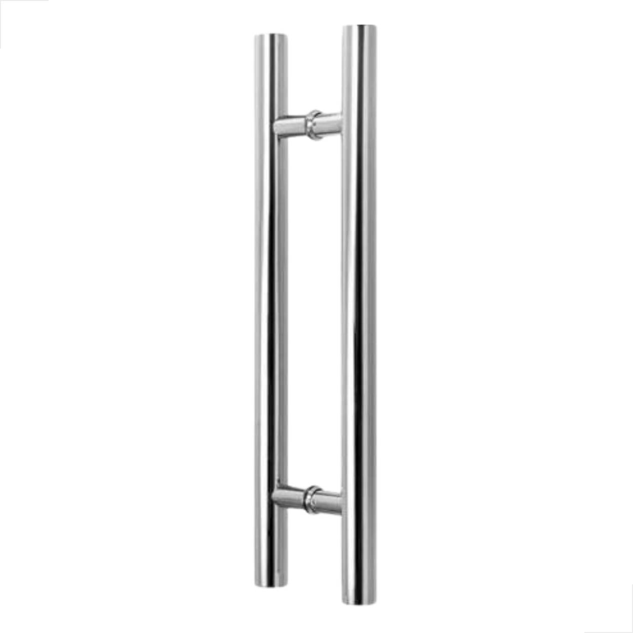 Puxador Inox Redondo 11/4 600x400 Polido Para Portas