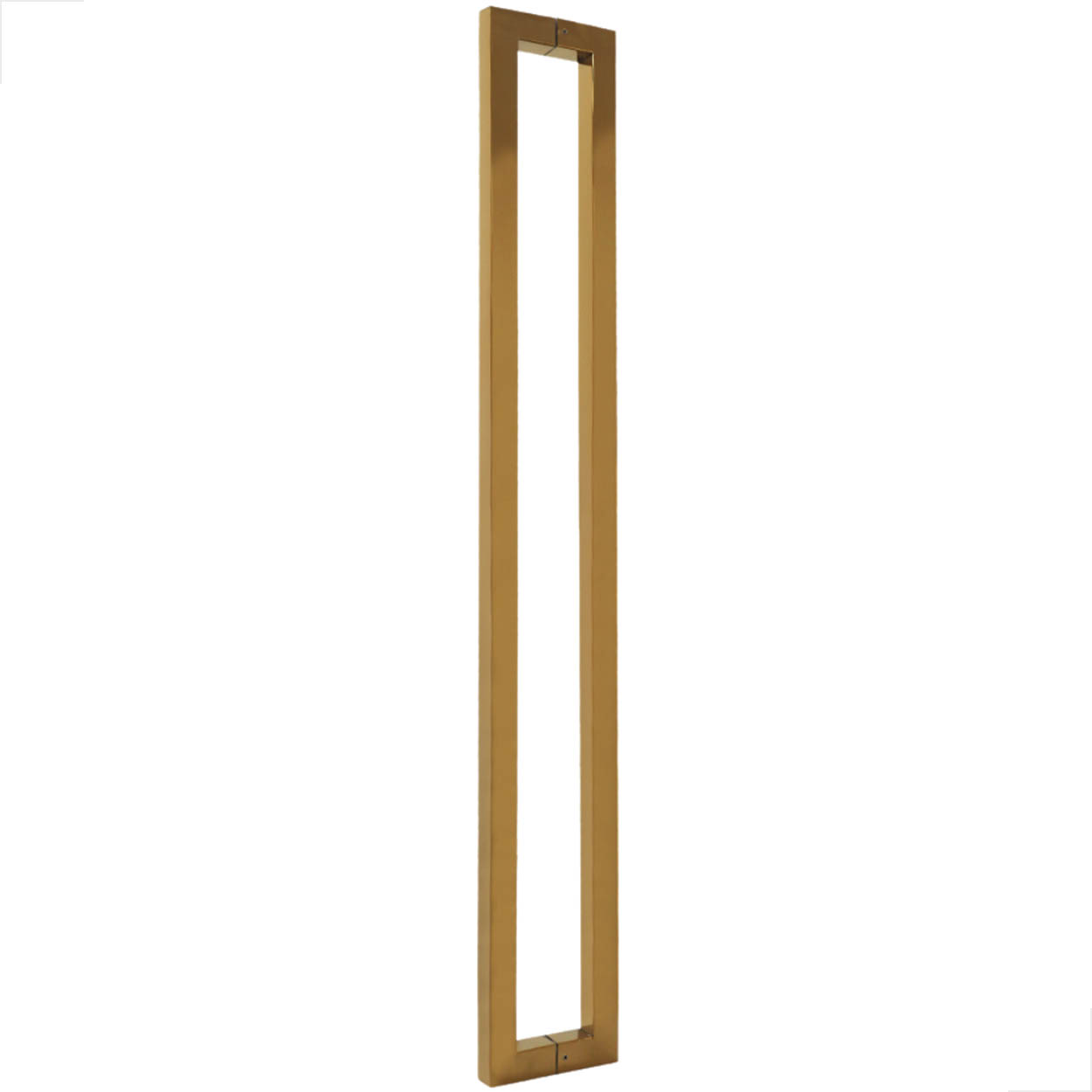 Puxador Inox U 1000mm 30x30 Portas De Madeira Dourado