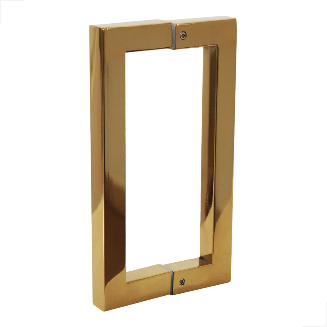 Puxador Inox U 200mm 20x20 Portas De Madeira Dourado
