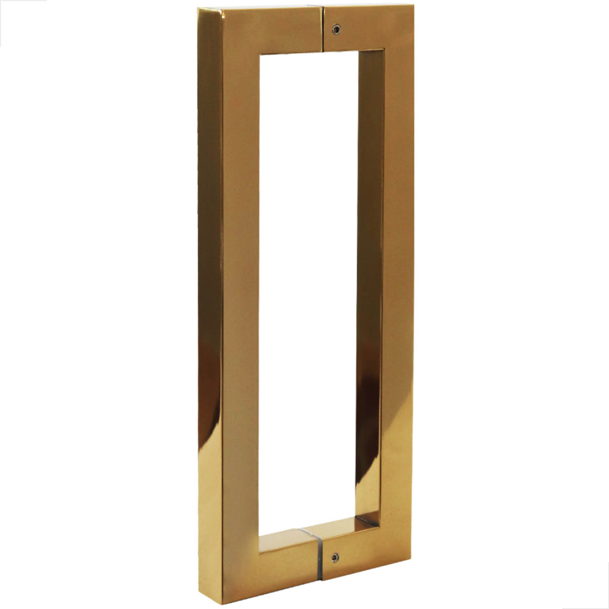 Puxador Inox U 300mm 25x25 Portas De Madeira Dourado
