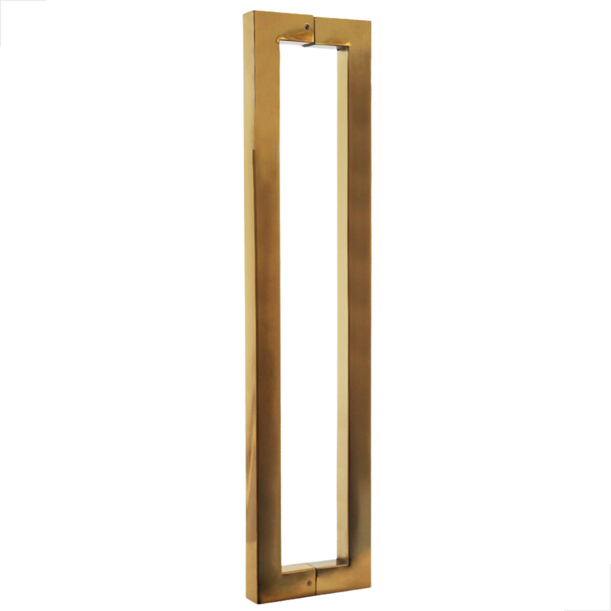 Puxador Inox U 600mm 30x30 Portas De Madeira Dourado