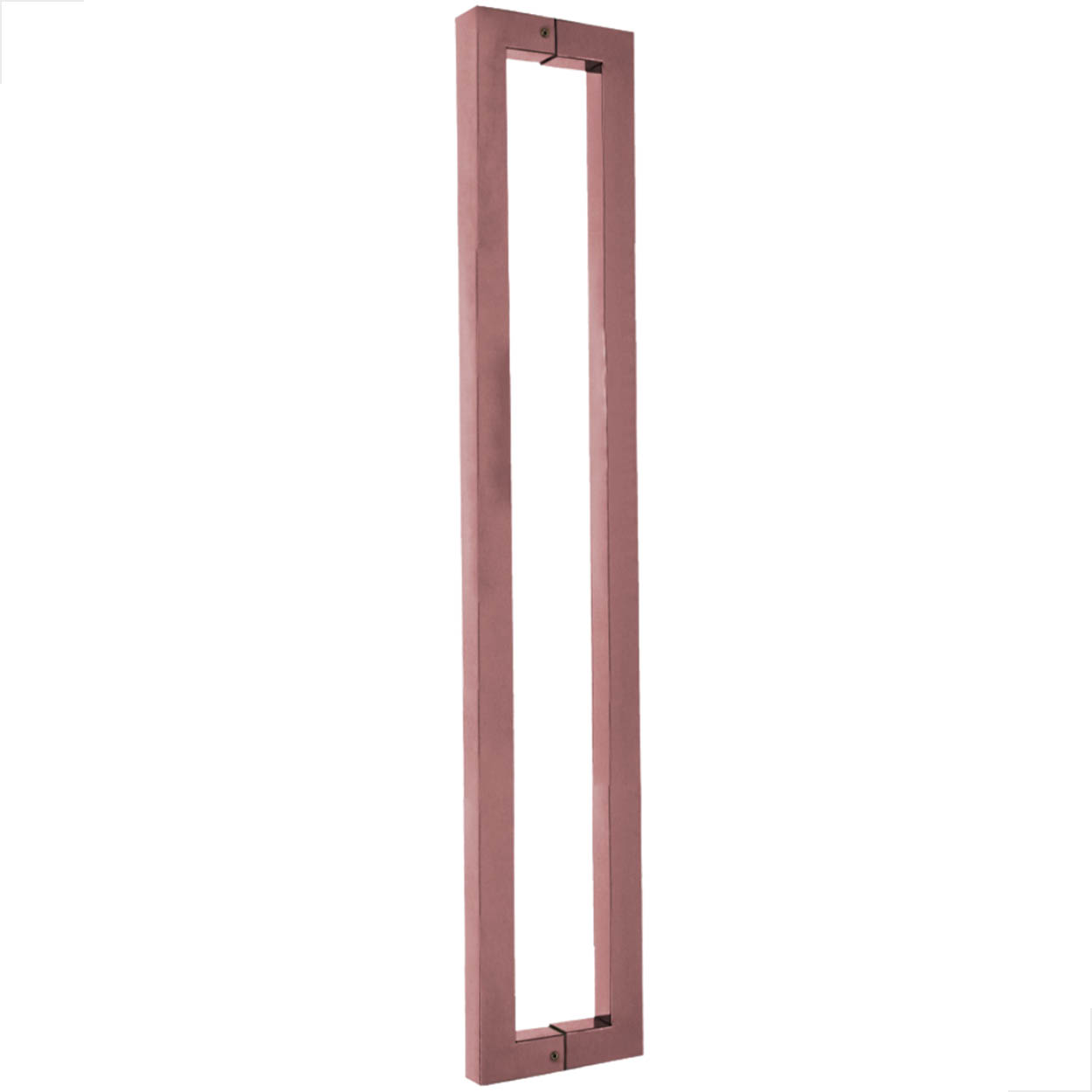 Puxador Inox U 800mm 30x30 Portas De Madeira Rose