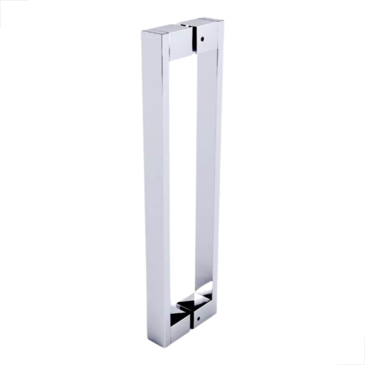 Puxador Inox U Para Porta De Madeir 200mm 20x20 Polido