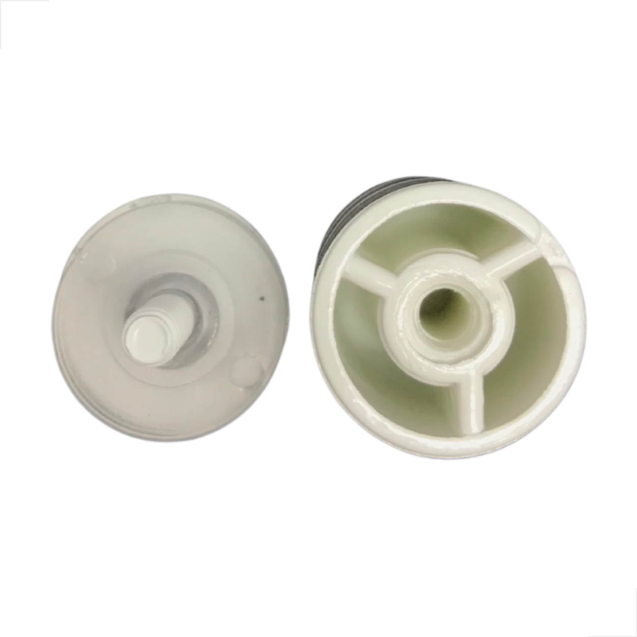 Puxador Janela Vidro Blindex 1629JA C/18mm Branco 5 unidades