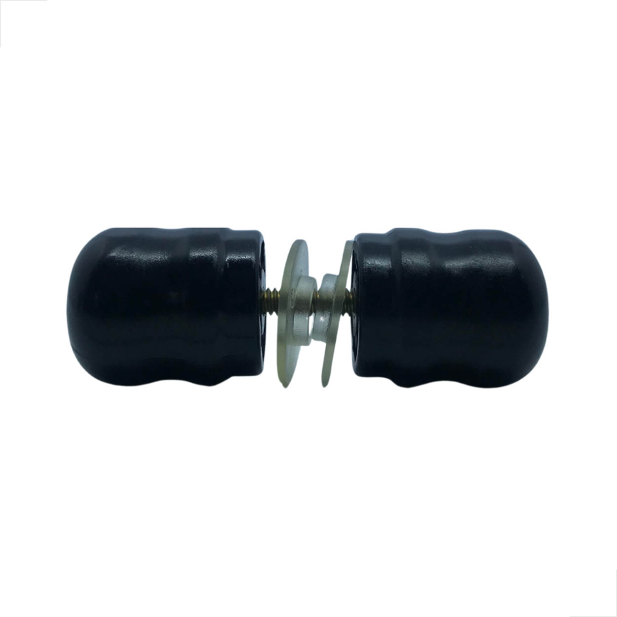 Puxador Maçaneta Box De Vidro Temperado 8MM AL1629B Preto