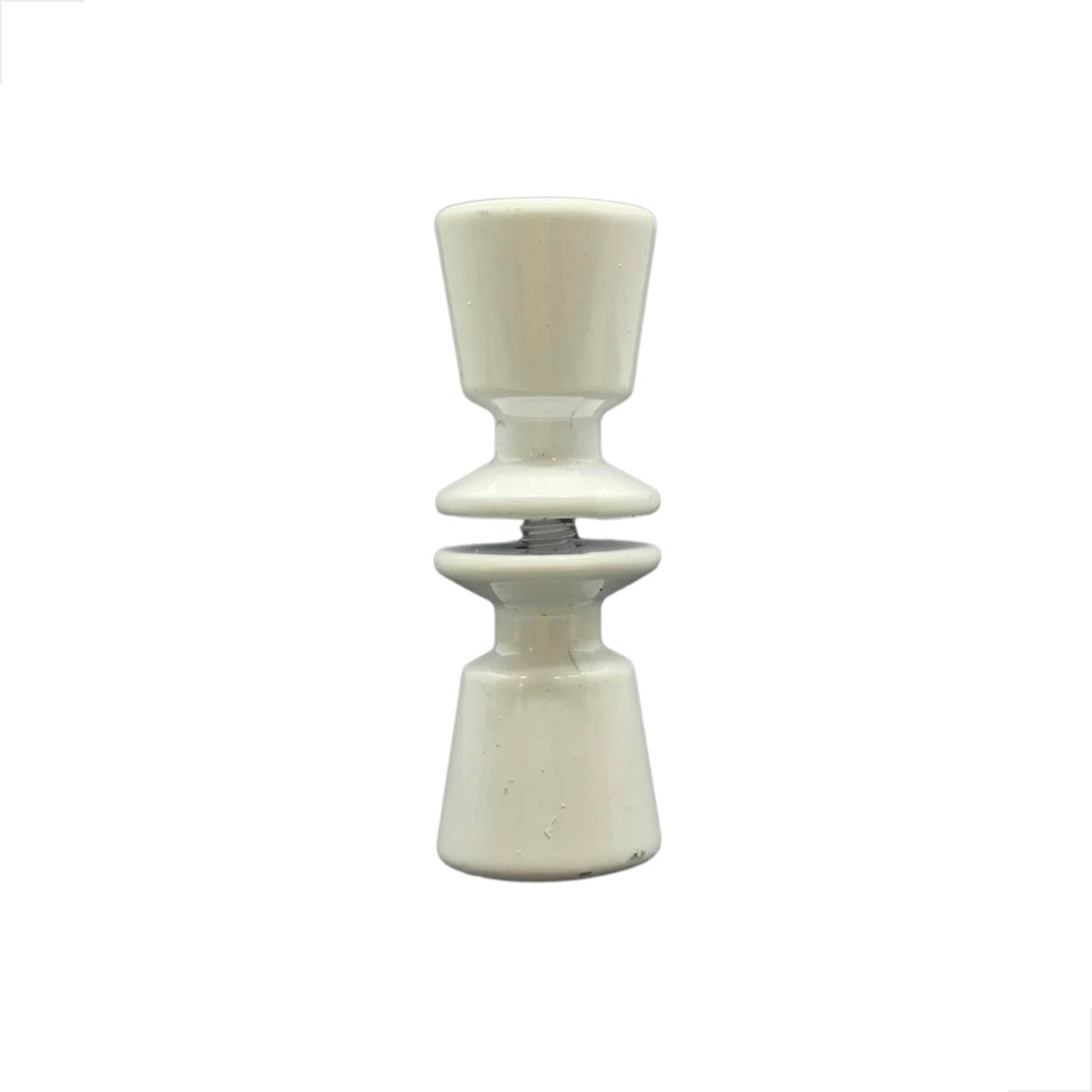 Puxador Para Box De Banheiro Vidro Temperado Branco