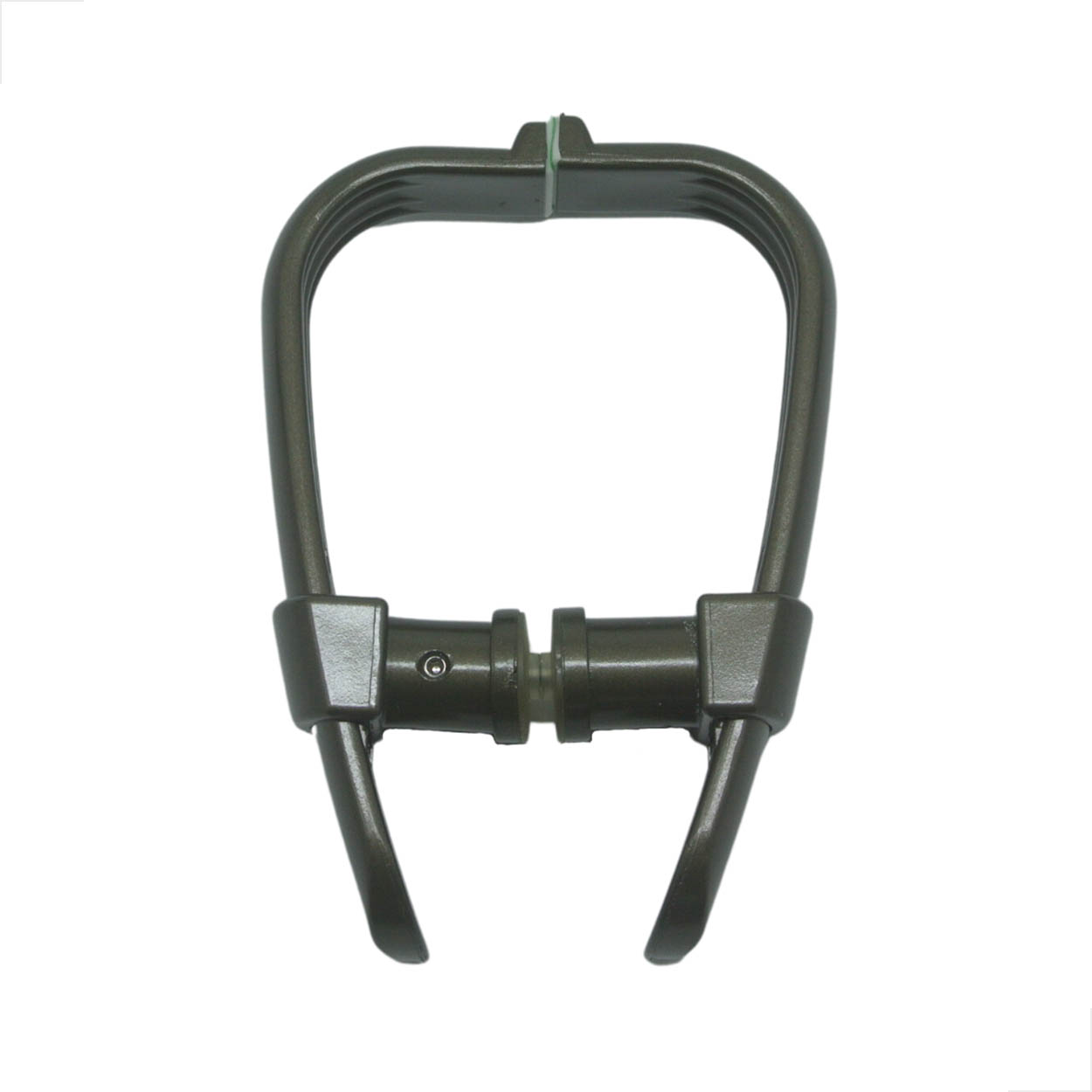 Puxador Polímero Porta De Vidro 1 Furo Arco 190mm - Bronze