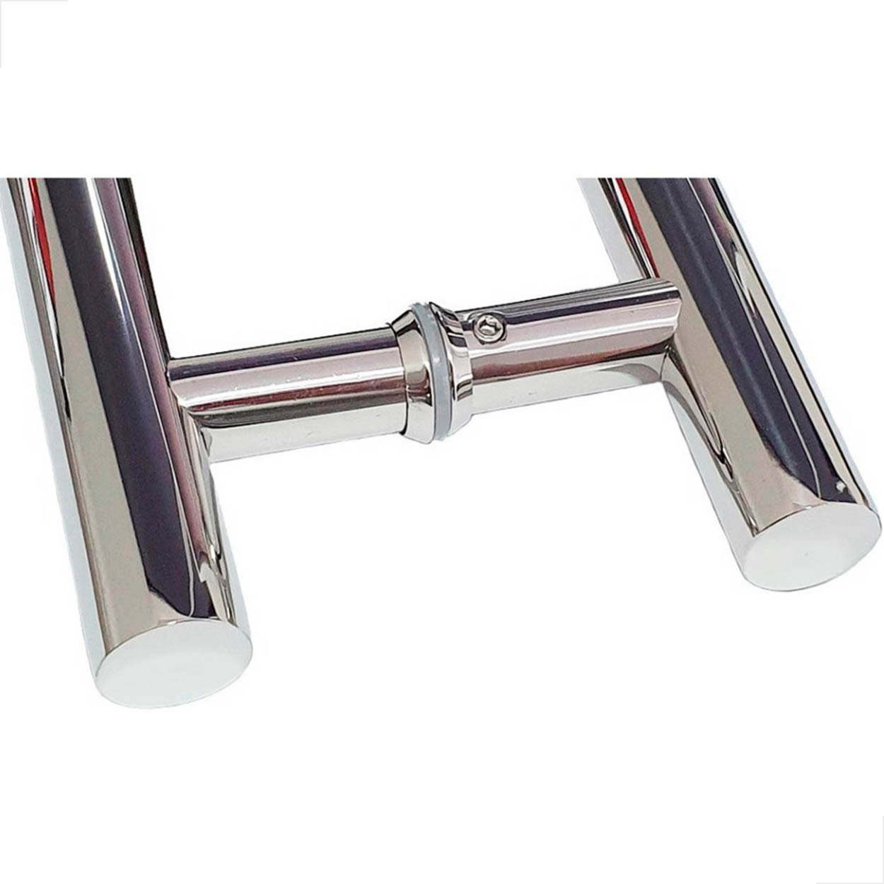 Puxador Porta Pivotante De Correr 300x200 Aluminio Cromado
