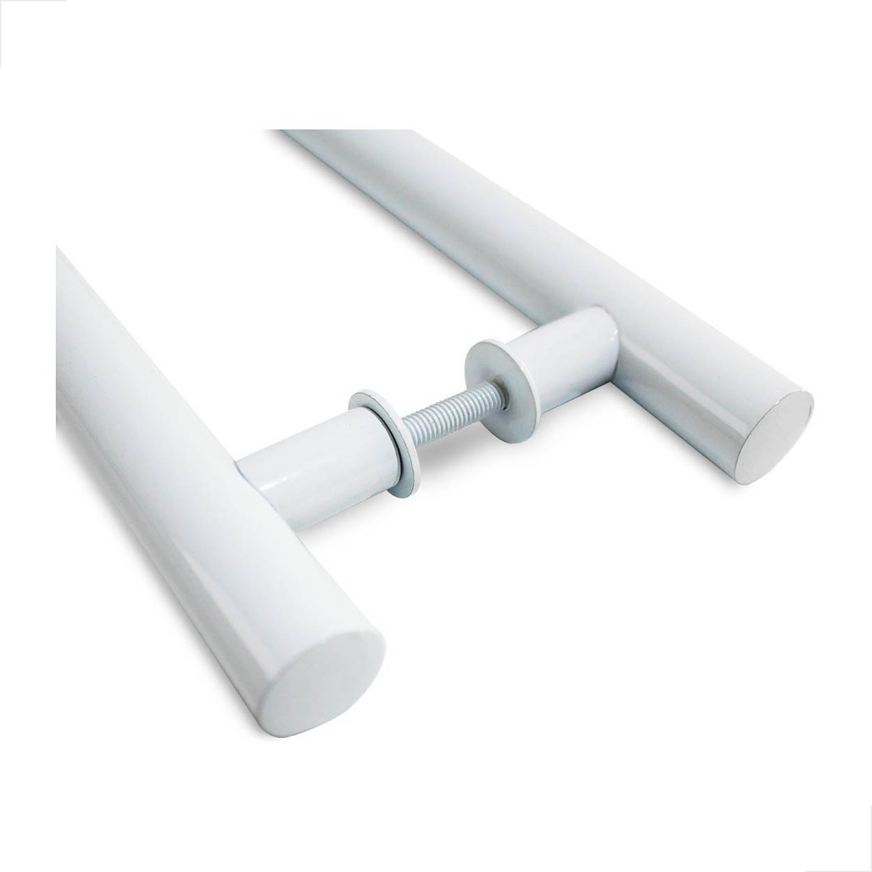 Puxador Porta Pivotante ou De Correr 300X200 Aluminio Branco