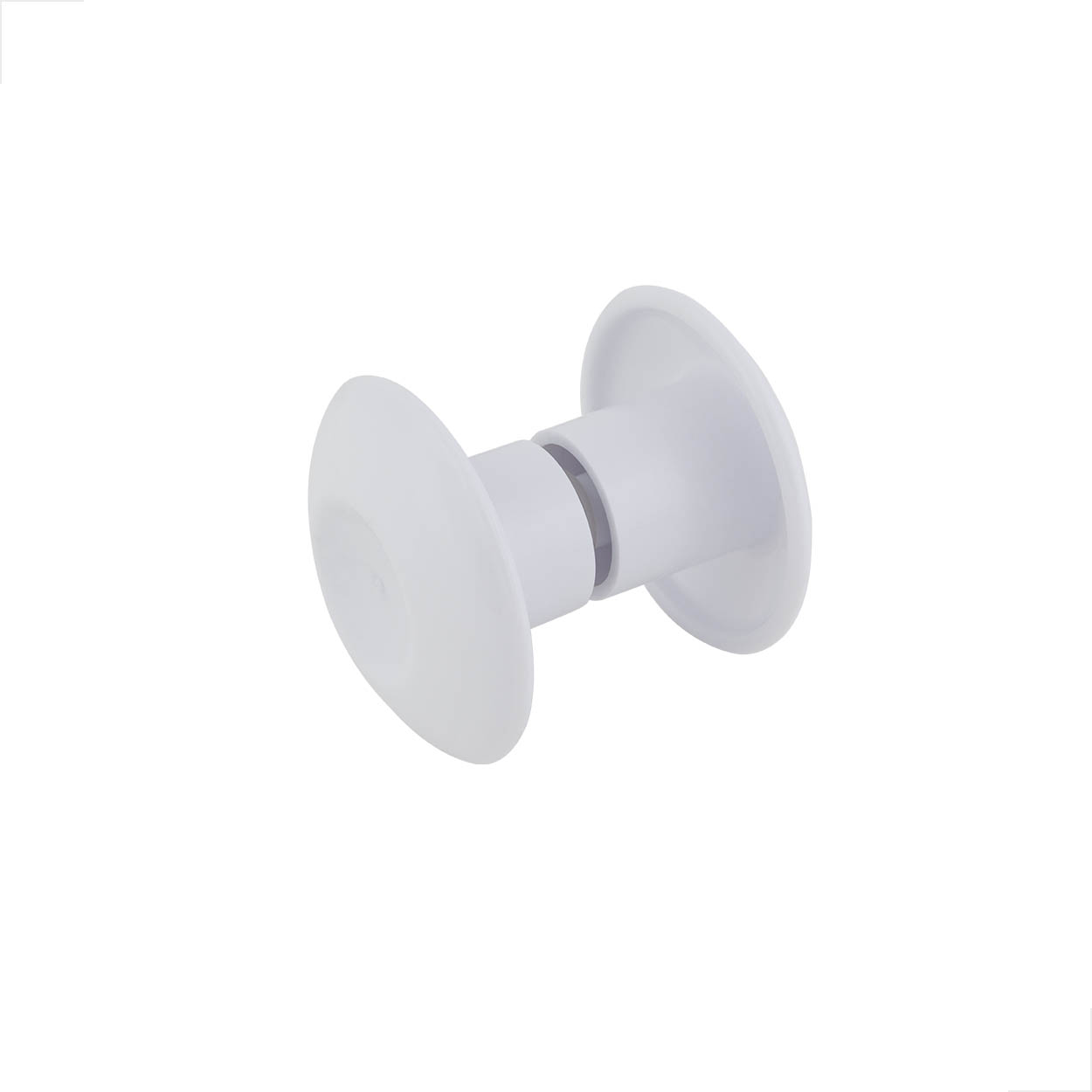 Puxador Resina Médio Branco Porta De Vidro Blindex