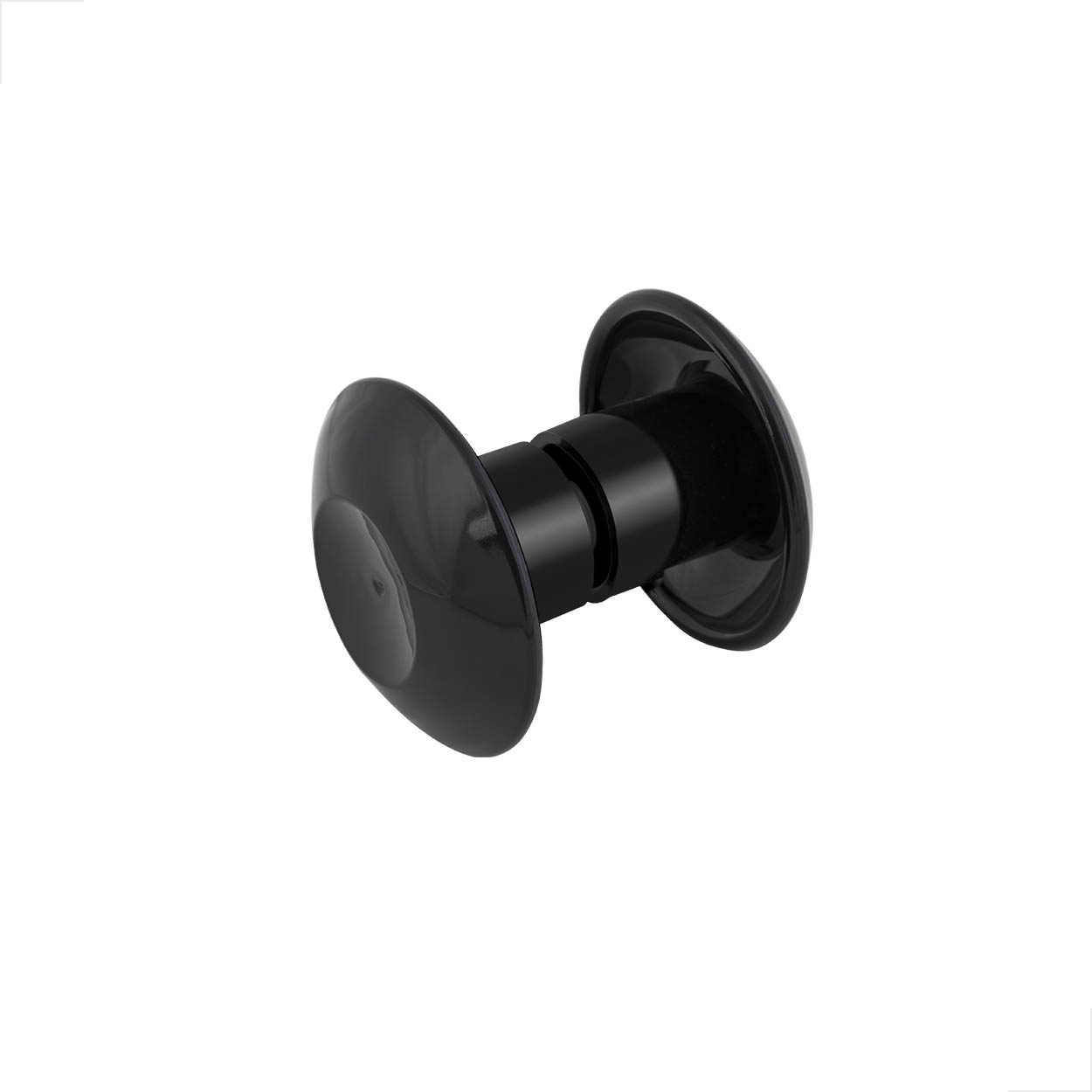 Puxador Resina Médio Preto Porta De Vidro Blindex