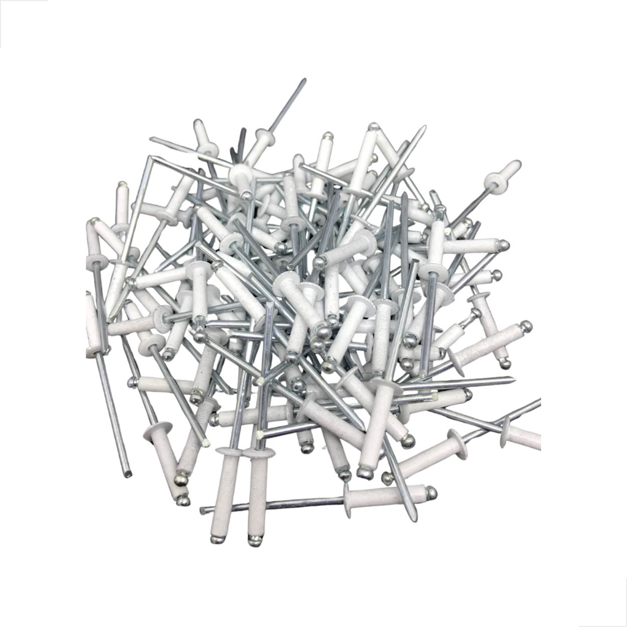 Rebite Repuxo Branco 3x14mm Alumínio 100 Unidades