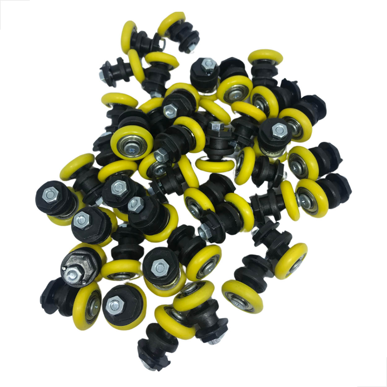 Roldana 1125 Amarela Regulável Para Vidro 8/10mm C/ 1000 Un