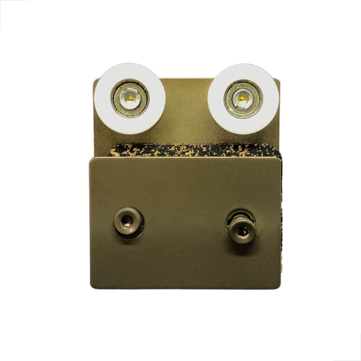 Roldana Dupla 1126DCR Porta Correr Vidro Temperado Bronze