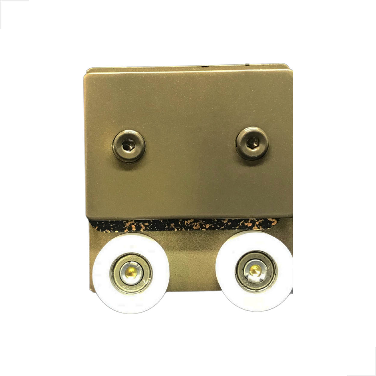 Roldana Dupla 1126DCR Porta Correr Vidro Temperado Bronze