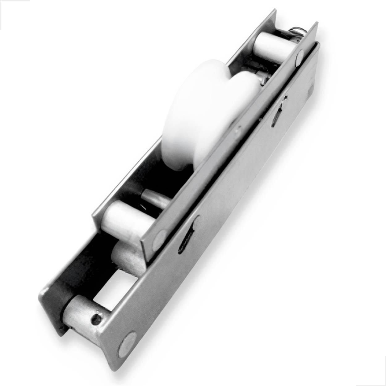 Roldana Inox Gold Unica Trilho Redondo Meia Cana 100kg
