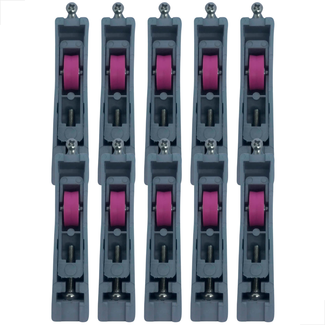 Roldana Simples Com Regulagem Janela Porta (Rol440M) 10Un