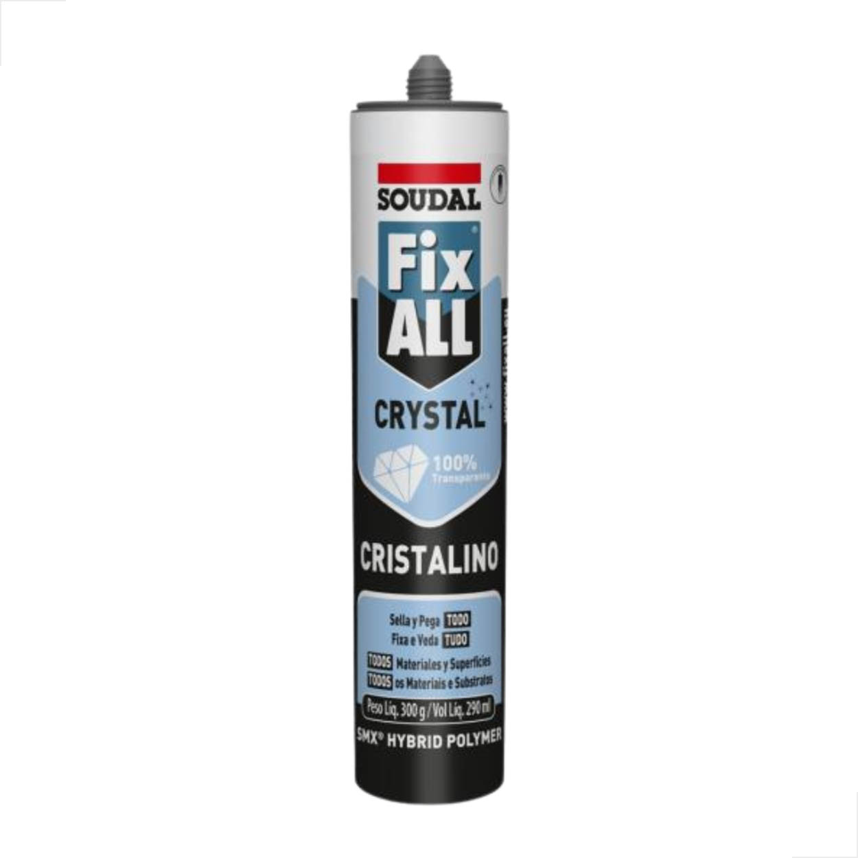 Selante Fix All Crystal Soudal Incolor Transparente 290ml