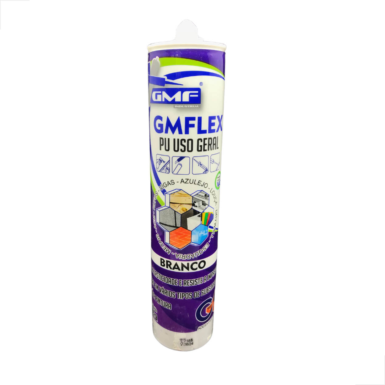 Selante Pu Construção Branco Gmf Poliuretano 380g