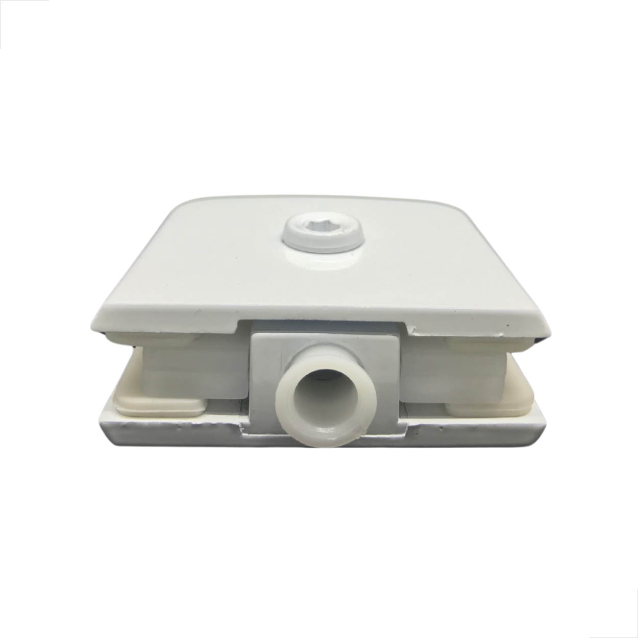 Suporte Basculante 1230 Para Vidro Basculante Zamac Branco