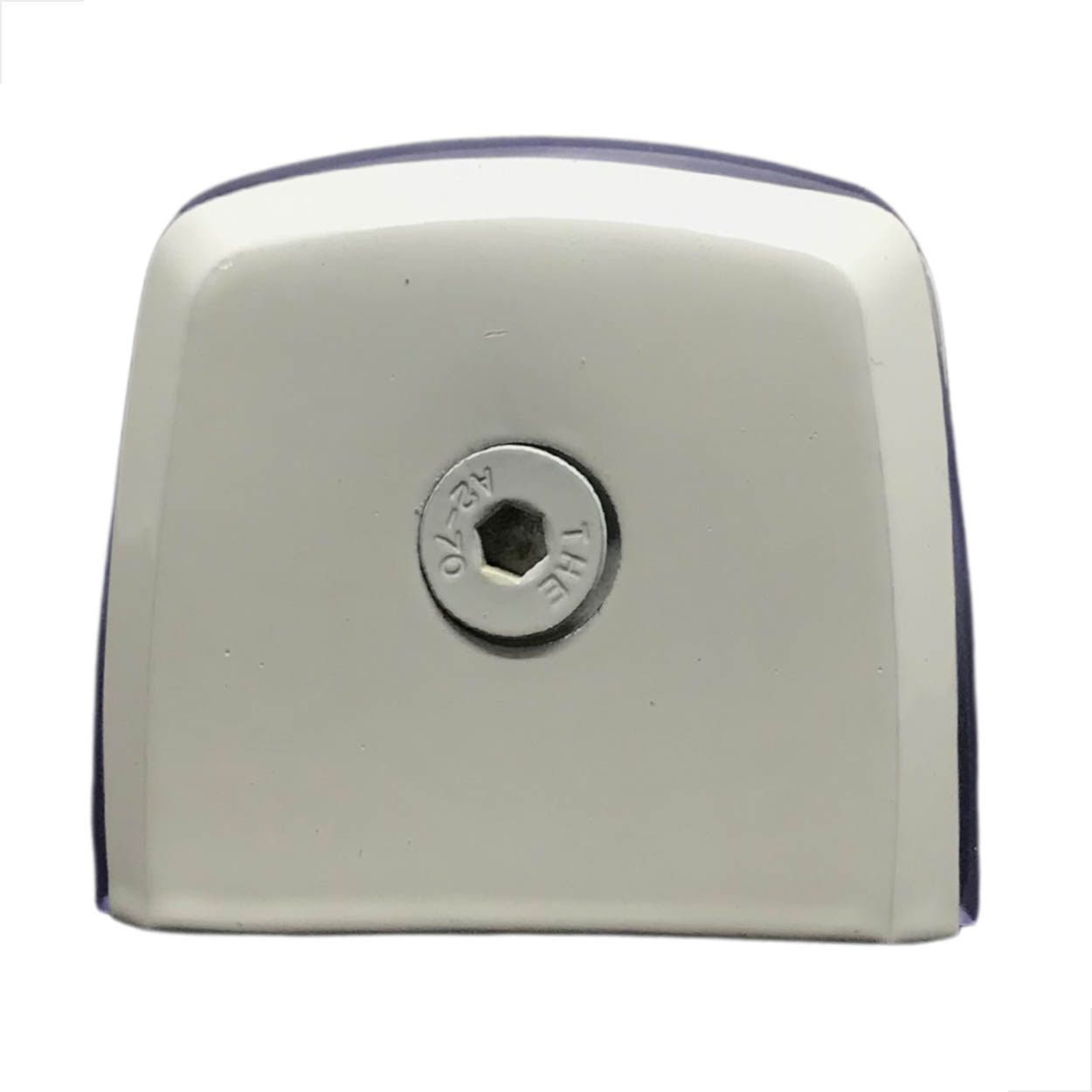 Suporte Centro P/ Vidro Guarda Corpo Sacada 1329 Branco