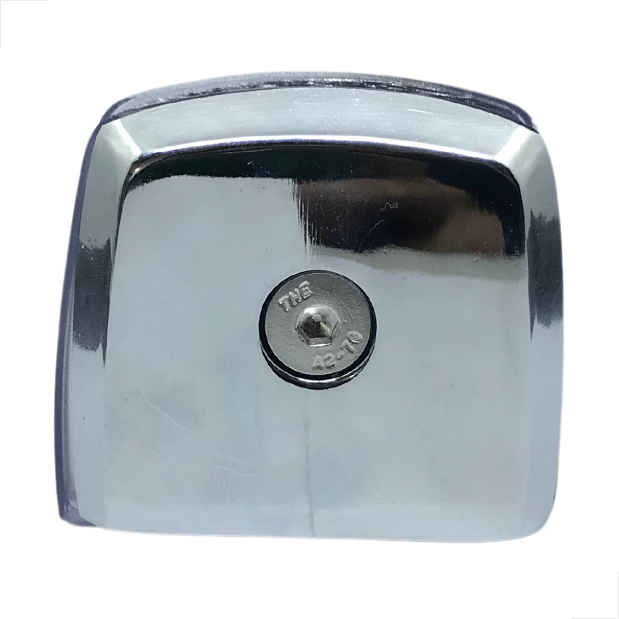Suporte Centro P/ Vidro Guarda Corpo Sacada 1329 Cromado