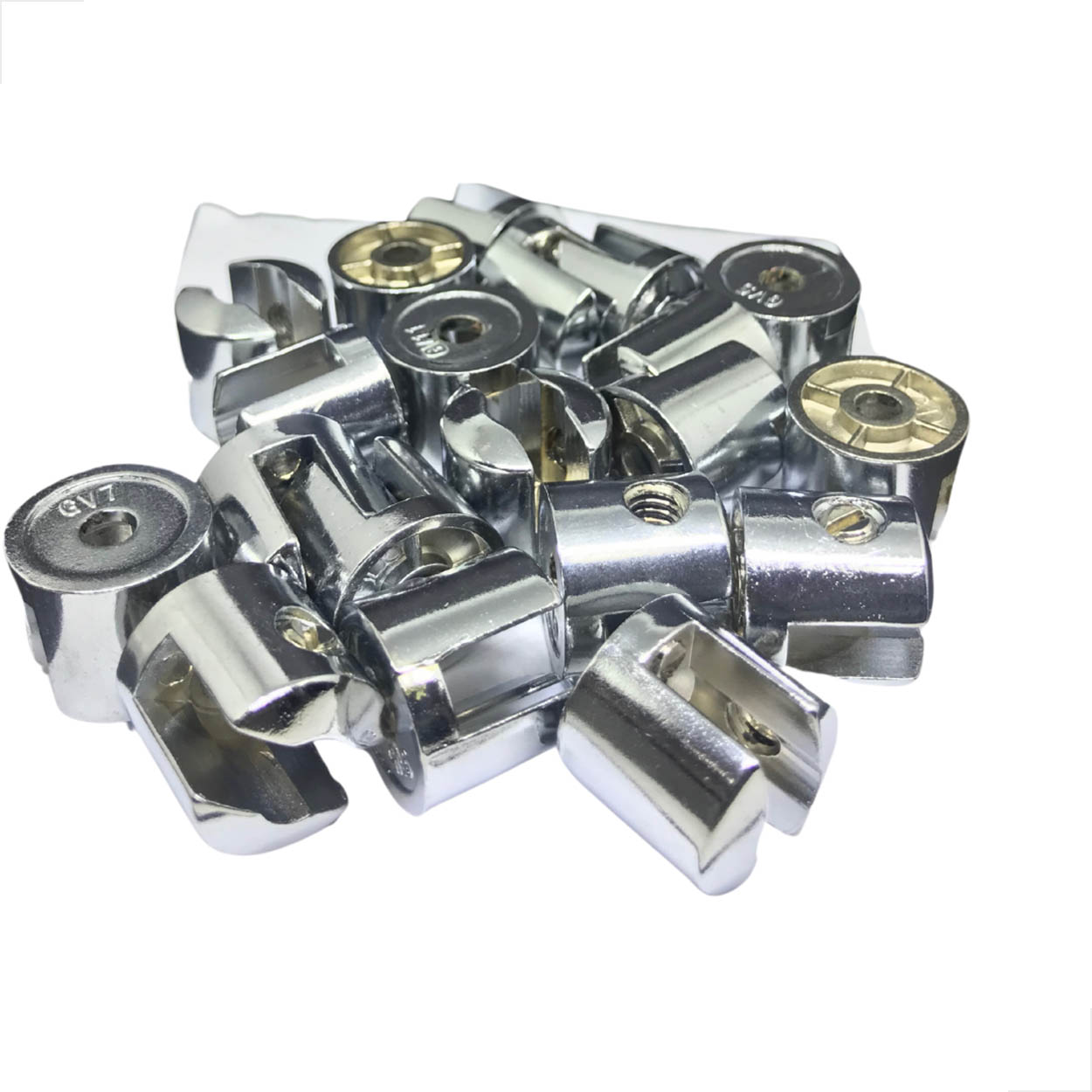 Suporte Fenda Para Vidro 8mm Com Parafuso Com 100 Unidades