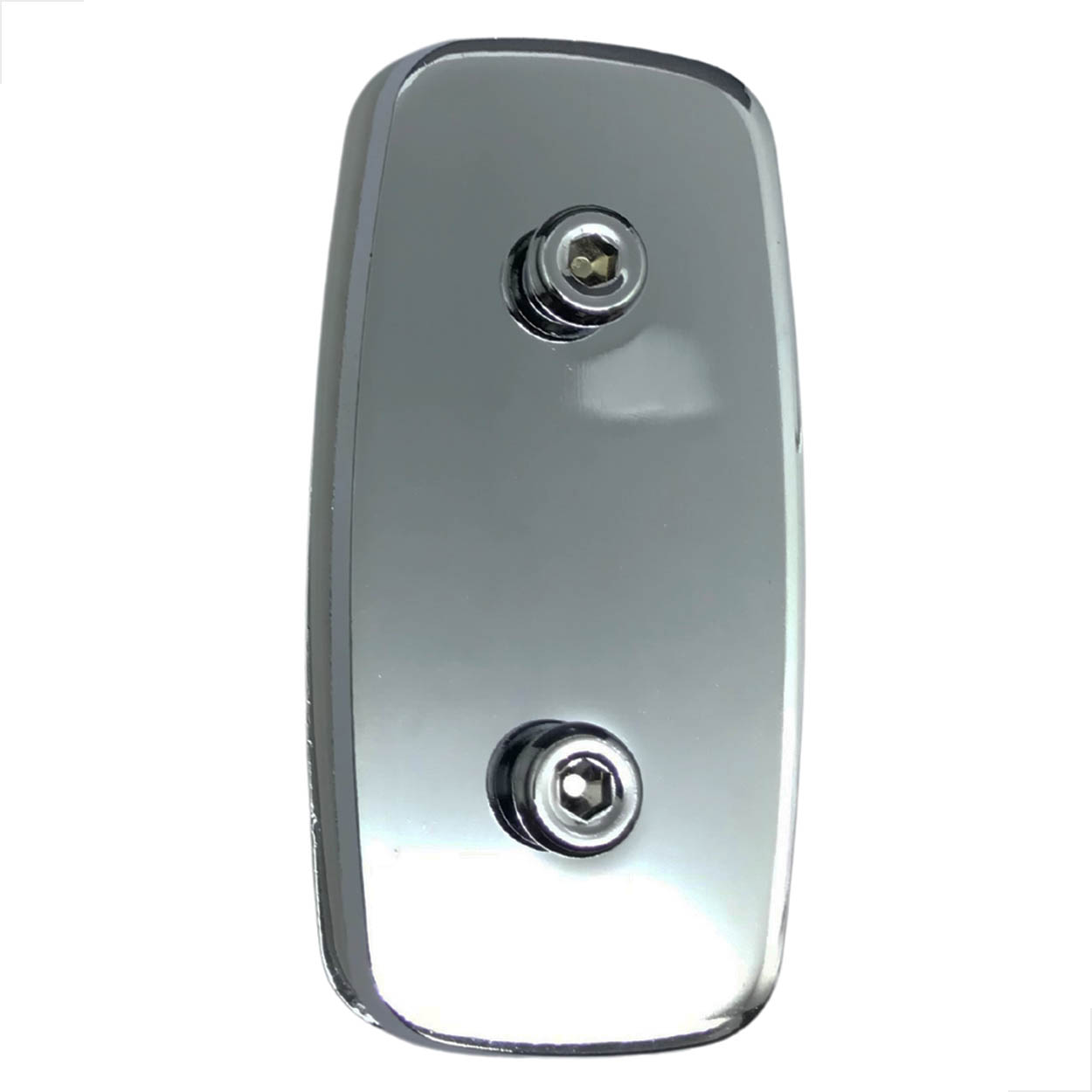 Suporte Para União De 2 Vidros 1305 Sem Miolo Cromado