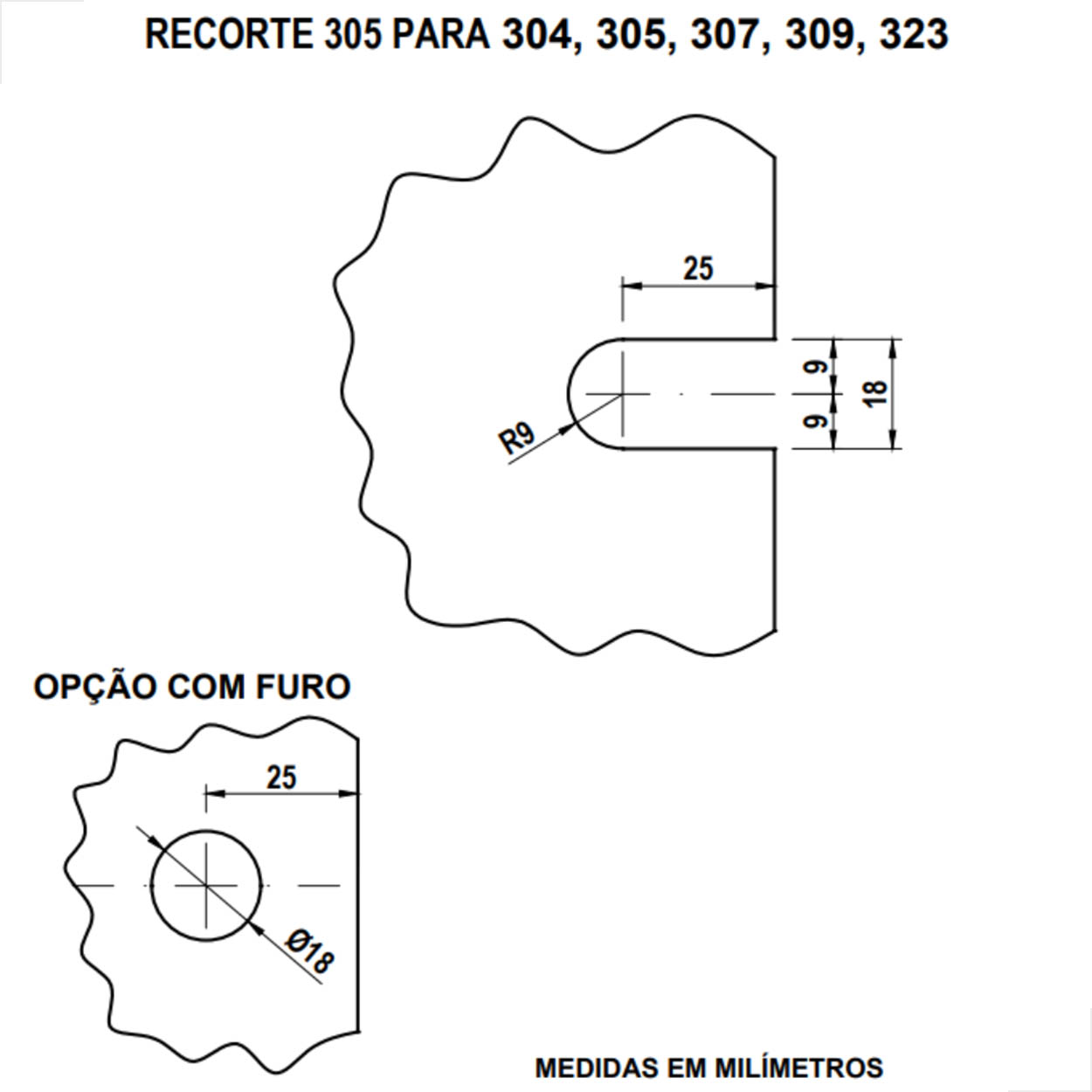 Suporte Para União De 2 Vidros 1305 Sem Miolo Cromado