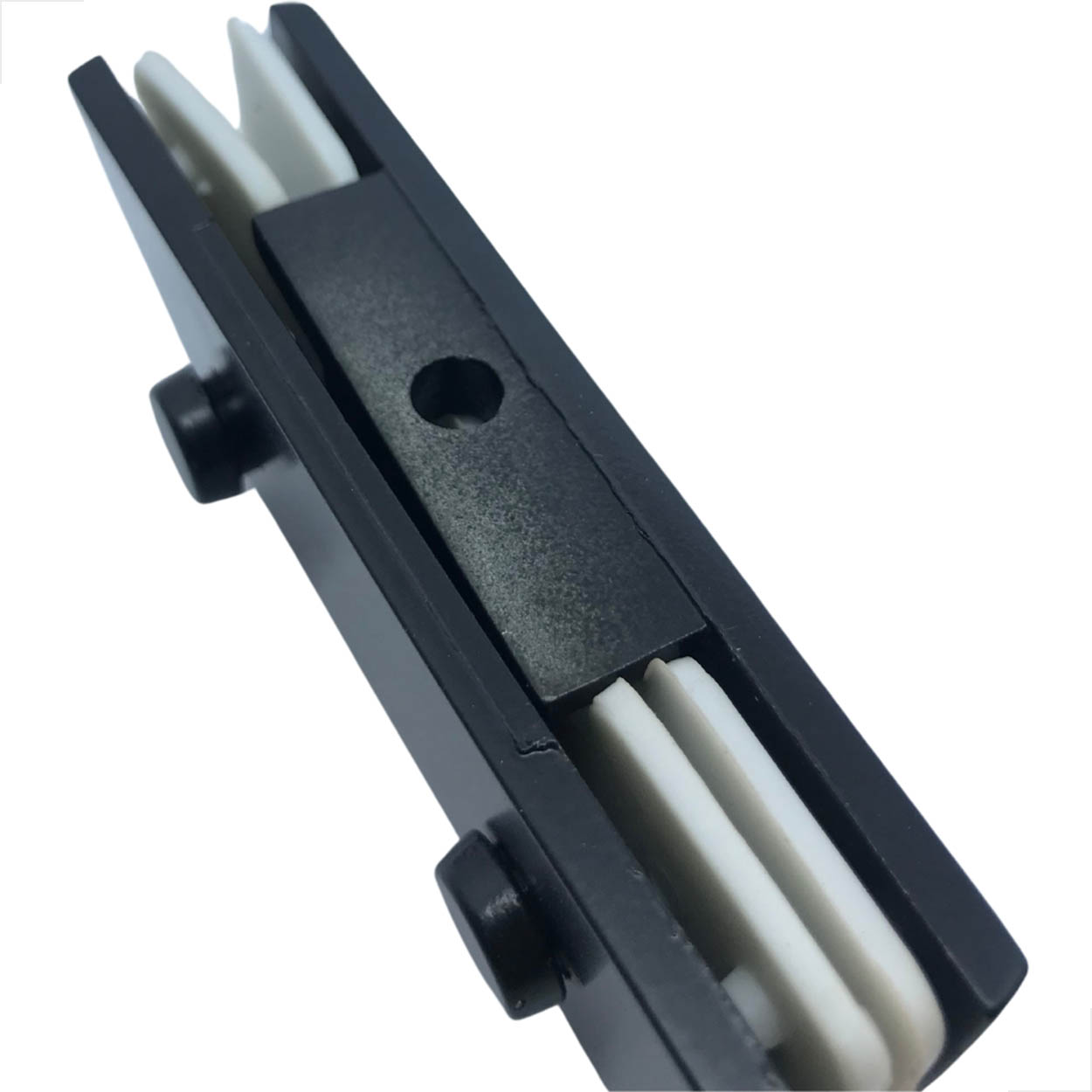Suporte Para União De Dois Vidros Com Miolo 1306 Preto