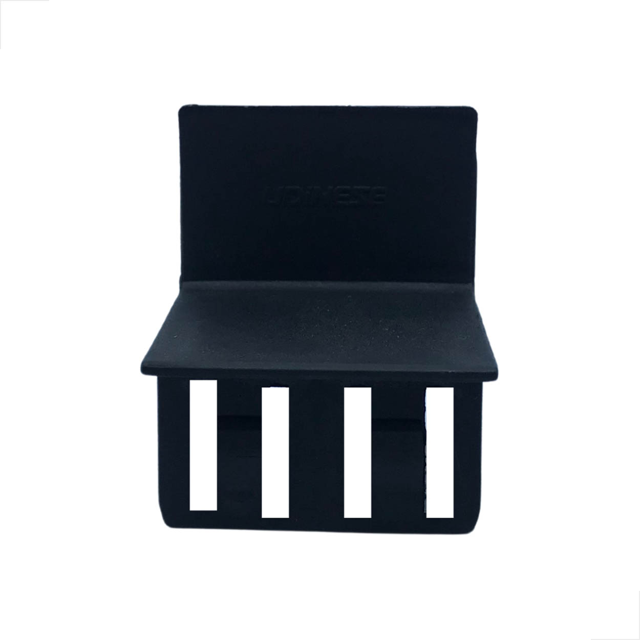 Tampa Montante Suprema Nyl357 Para Perfil C/ 15 Un Preto
