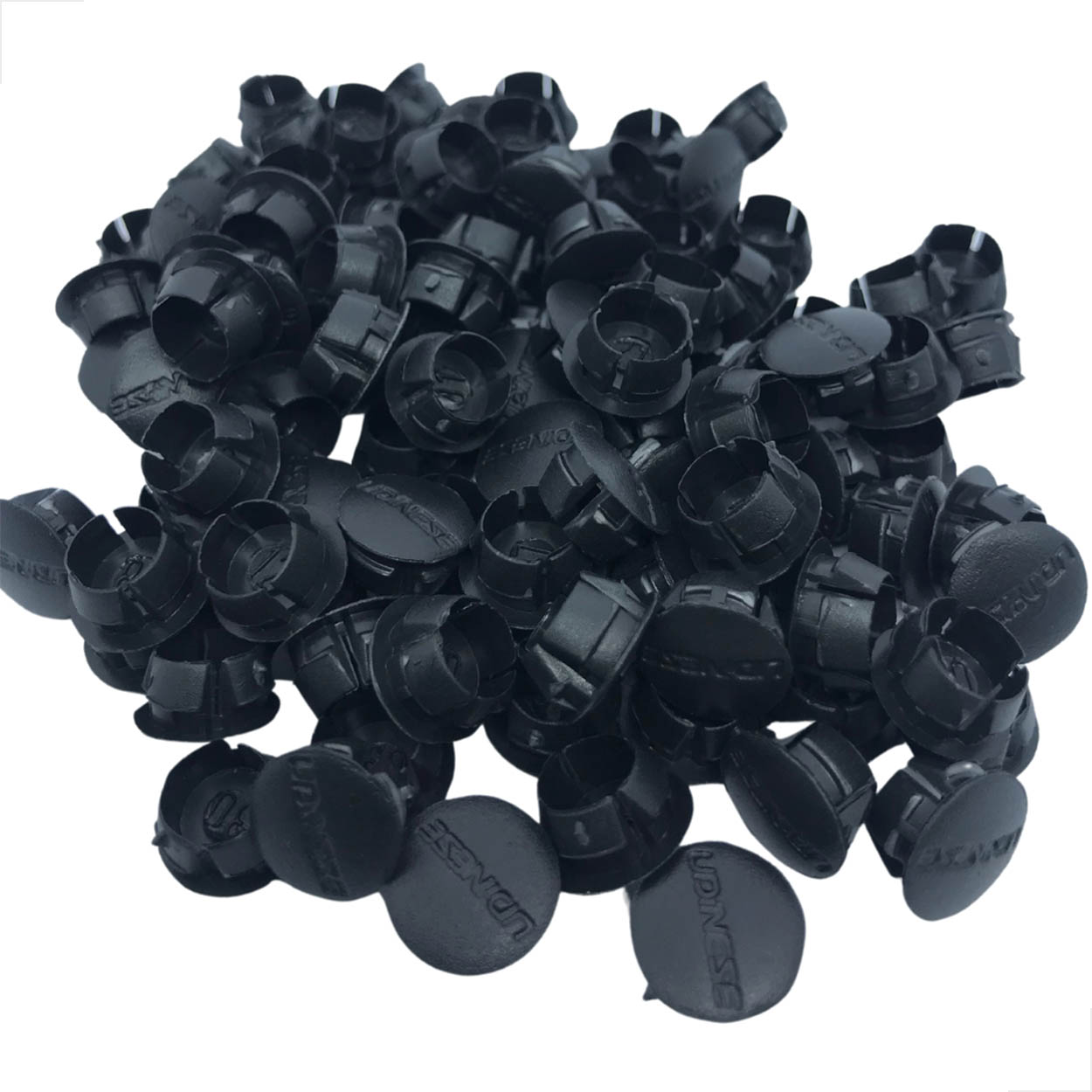 Tampa Tapa Furo Para Esquadrias Com 100PCS Preto Nyl042