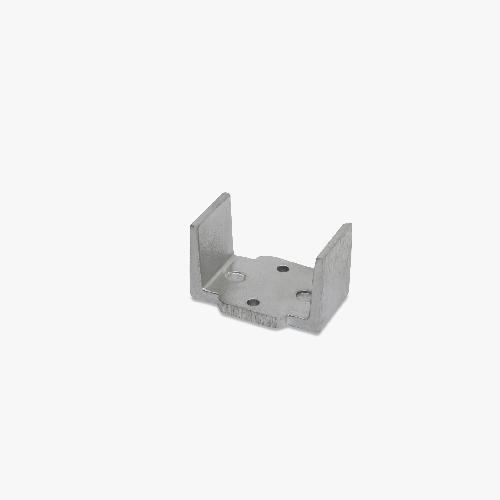 Terminal U Para Fixação de Perfis Cercas PC004 Natural
