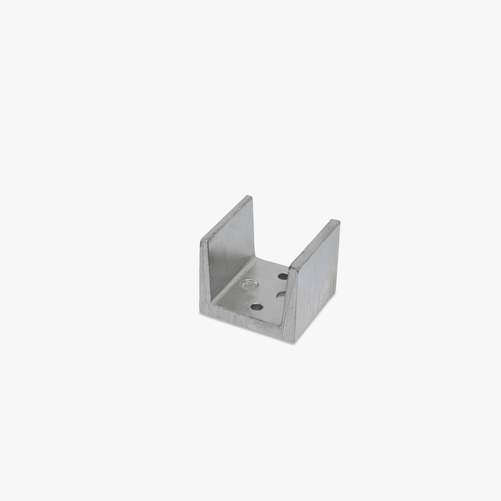 Terminal U Para Fixação de Perfis Cercas TQ013 Natural