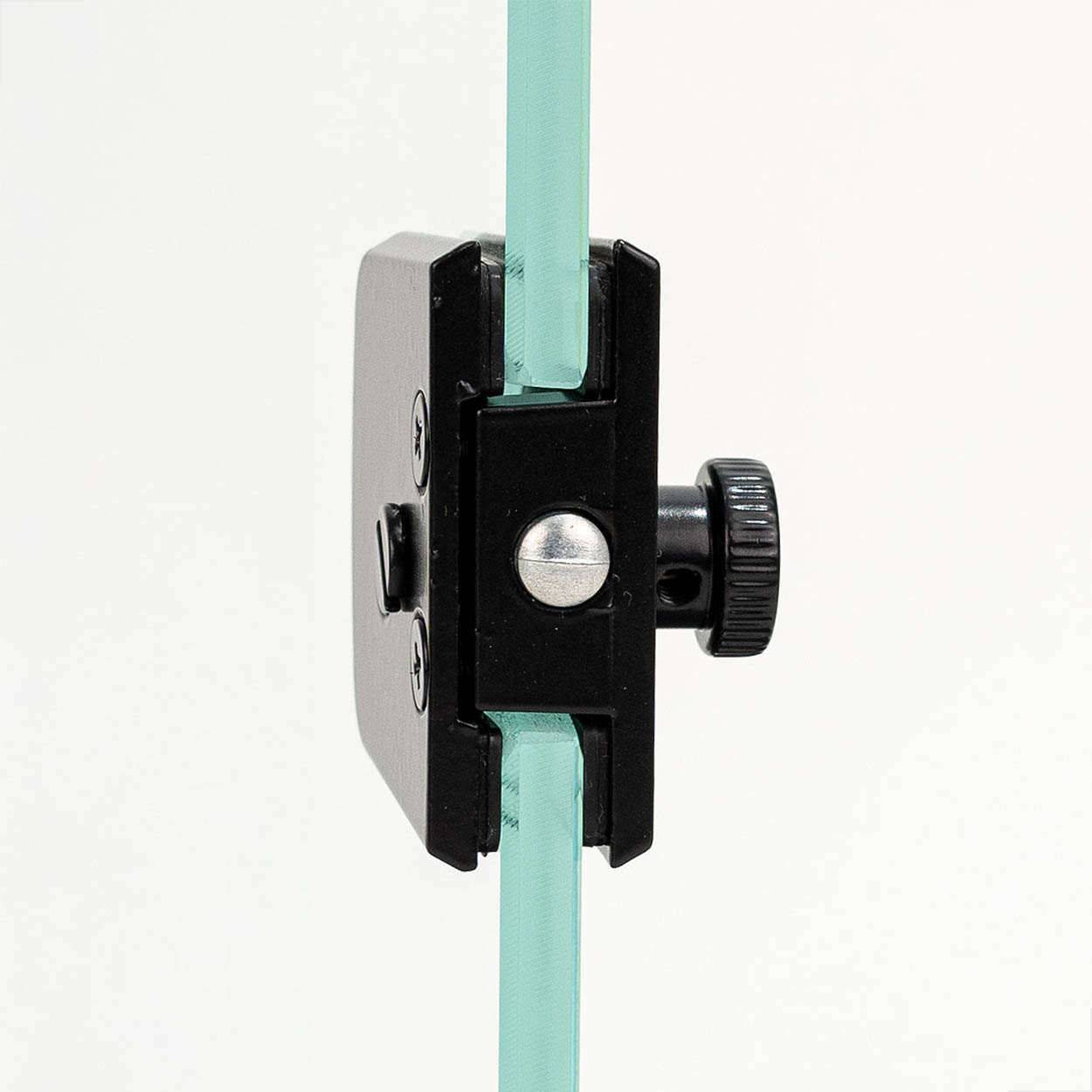 Trinco Trava 1 Rolete P/ Porta Ou Box De Vidro 1529 Preto