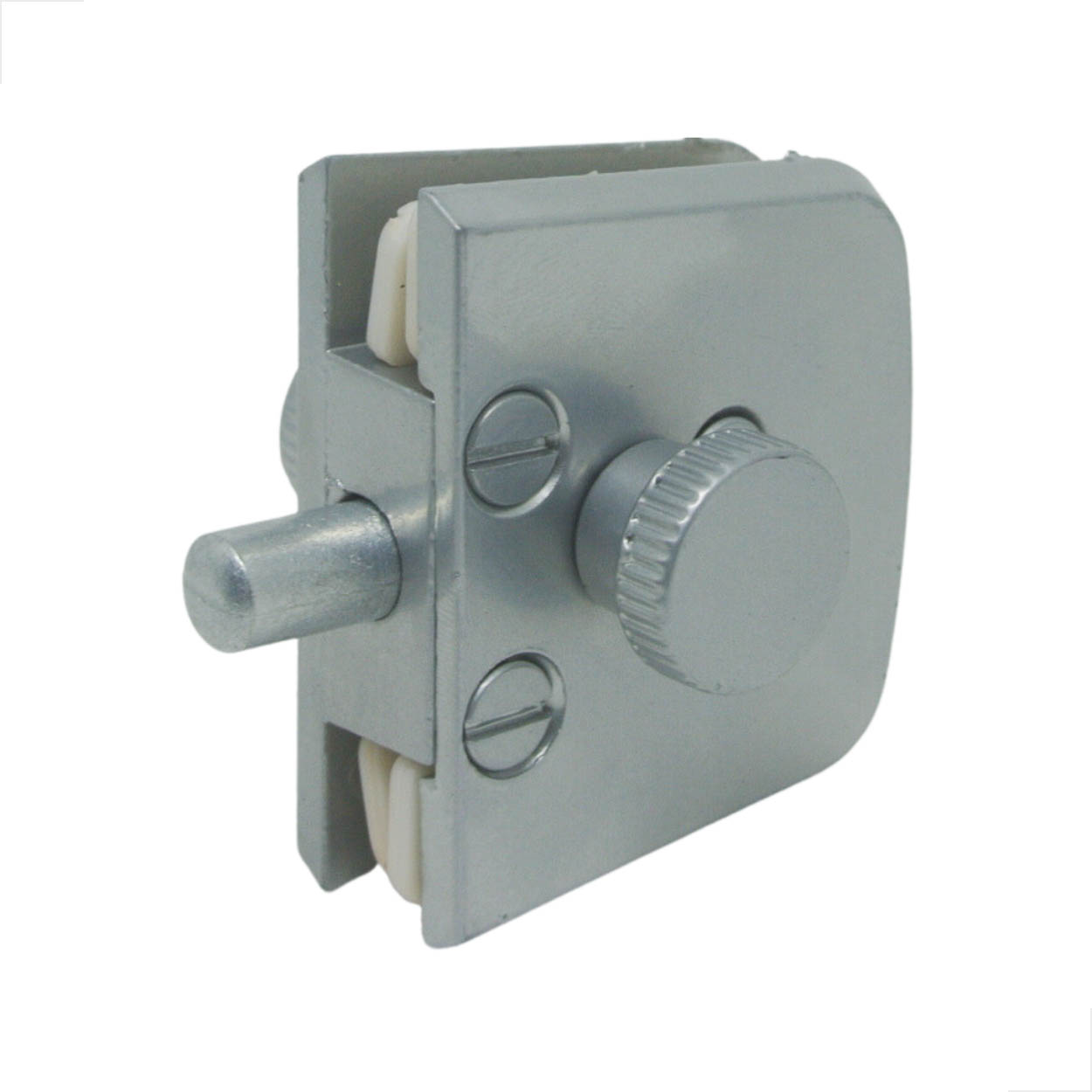 Trinco Trava 2 Roletes P/ Porta Ou Box De Vidro 1529 Fosco