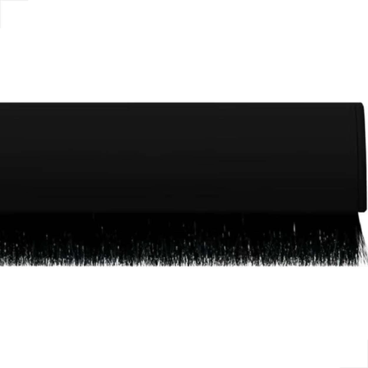 Veda Porta Adesivo Vedação Para Portas 100cm Preto