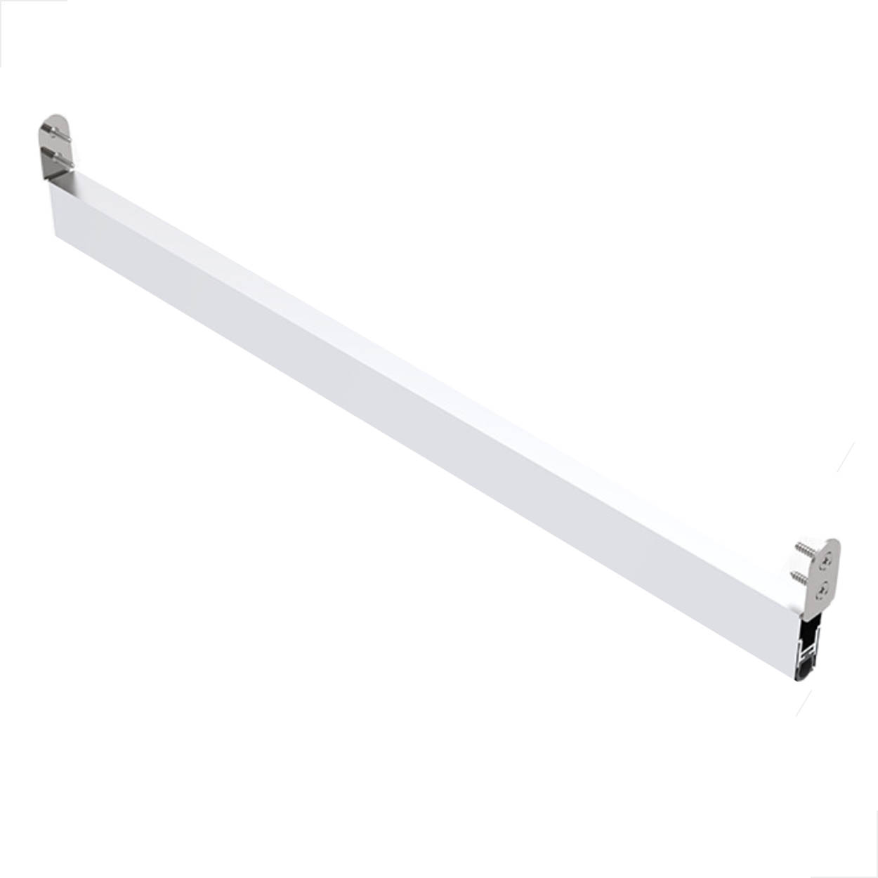 Veda Porta Automático Inferior Embutir 820mm Prata