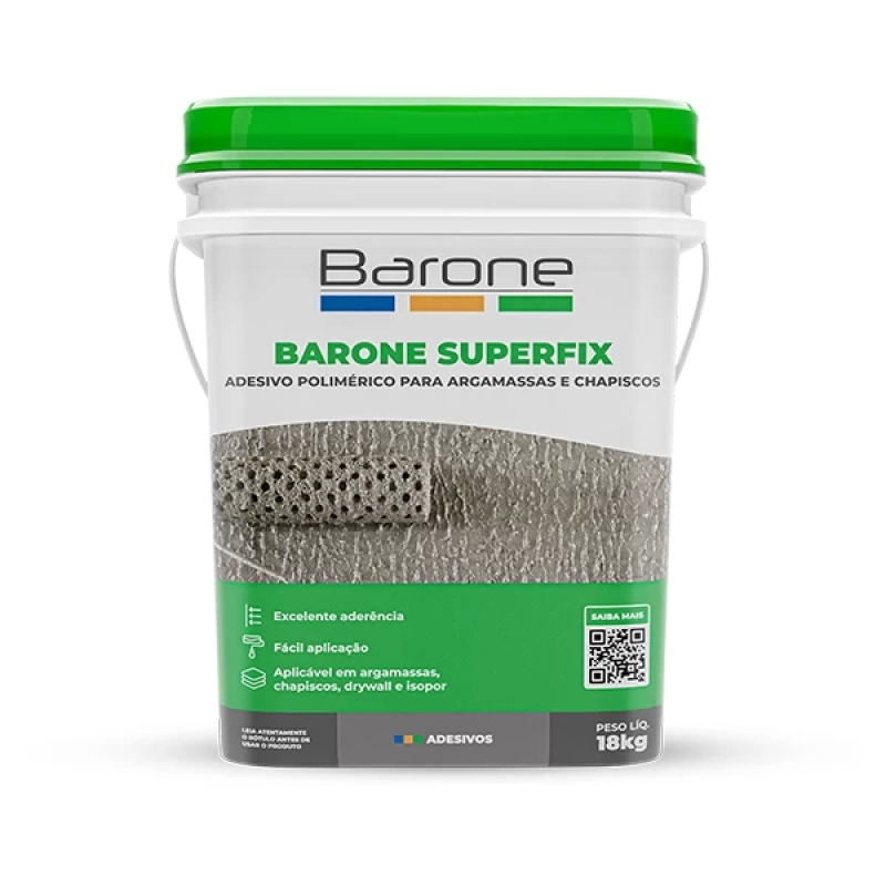Adesivo Polimérico Para Argamassas e Chapisco Barone Superfix 18kg