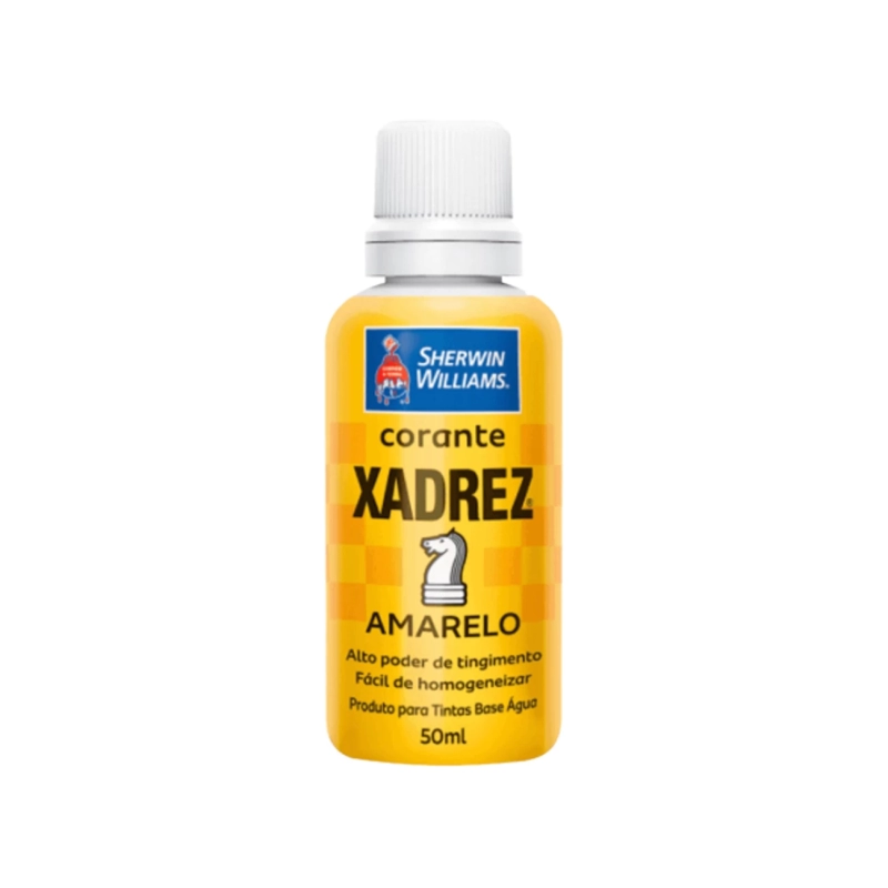Corante Líquido Xadrez 50ml Amarelo