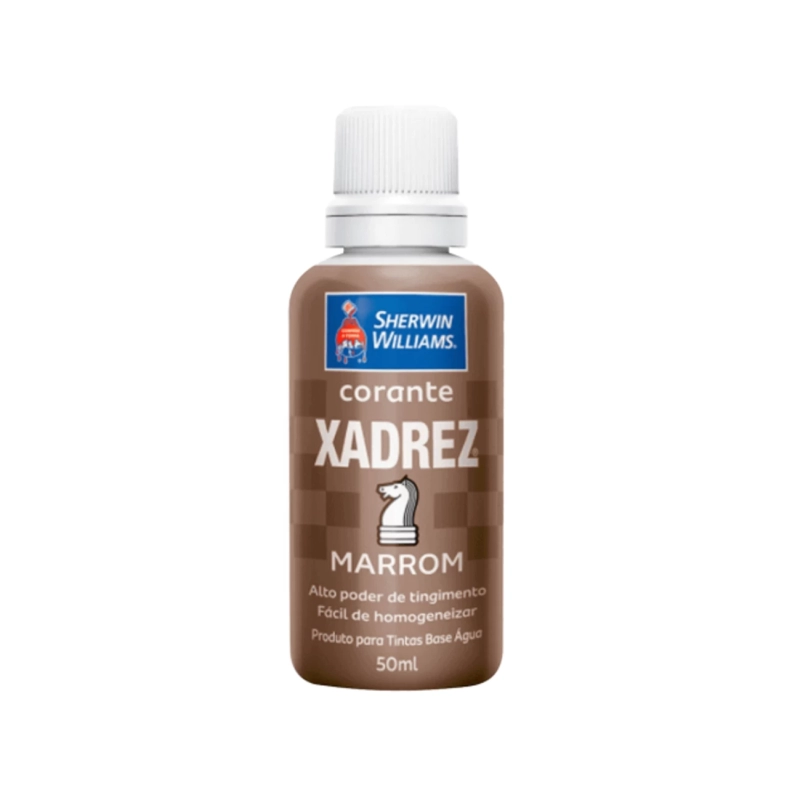 Corante Líquido Xadrez 50ml Marrom