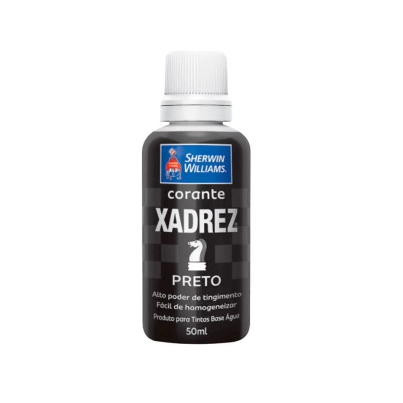 Corante Líquido Xadrez 50ml Preto
